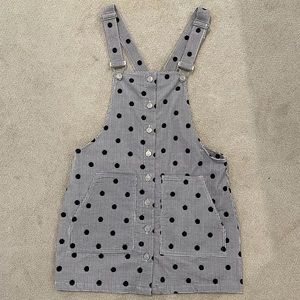 NWOT Forever 21 Polka Dot Overall Dress